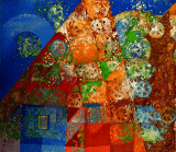Mese Is Lehetne, 1974, 106 x 122 cm, tempera-applikáció