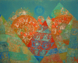 Népmese, 1971, 100 x 122 cm, tempera-kollázs